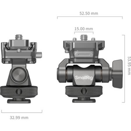 SmallRig 4888 - uchwyt monitora szybkozłączką HawkLock z mocowaniem zimnej stopki_3